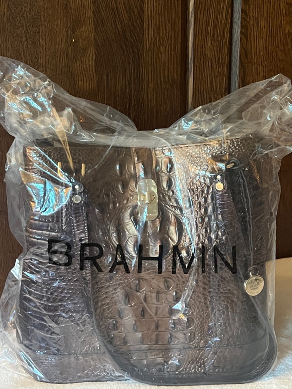 BRAHMIN FIORA Ganache Ombré Melbourne Bucket Bag NWT - Picture 5 of 17